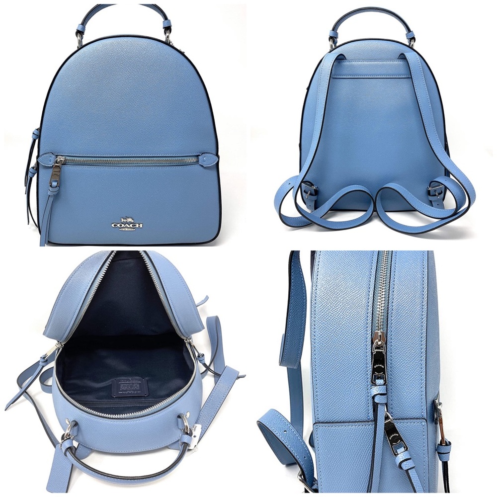 Coach Jordyn Crossgrain Leather Backpack Handbag - Picture 2 of 13